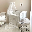 Lenjerie Patut Bebe Copii 6 piese Baby King latte (18)